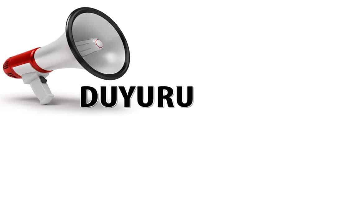 ÜLKE GENELİ ORTAK MAZERET  YAZILI SINAVLARI 
